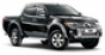 Дефлекторы боковых окон 4 ч темный Mitsubishi L200 (2007-)