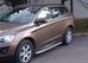 Боковая защита труба с листомd60 Volvo XC60 (2008-) (нерж) (Мете