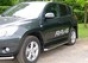 Боковая ступень d60 Toyota RAV4 (2006-) (нерж.)  (Метек). Артику