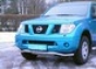 Передняя защита d60 Nissan Navara (2006-) (нерж.) (Метек). Артик