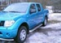 Боковая защита d60+25 Nissan Navara (2006-) (нерж.) (Метек). Арт