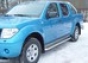 Боковая ступень d60 Nissan Navara (2006-) (нерж.)  (Метек). Арти