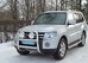 Передняя защита d76 MITSUBISHI Pajero (2007-) (нерж.) (Метек). А