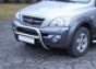 Задняя защита d60 KIA Sportage (2009-) (нерж.) (Метек). Артикул 