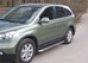 Боковая ступень d60 Honda CR-V (2007-) (нерж.)  (Метек). Артикул