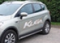 Боковая защита труба d60 Ford Kuga 2008- (нерж.)  (Метек). Артик