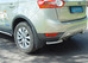 Задняя защита уголки d60 Ford Kuga 2008- (нерж.)  (Метек). Артик